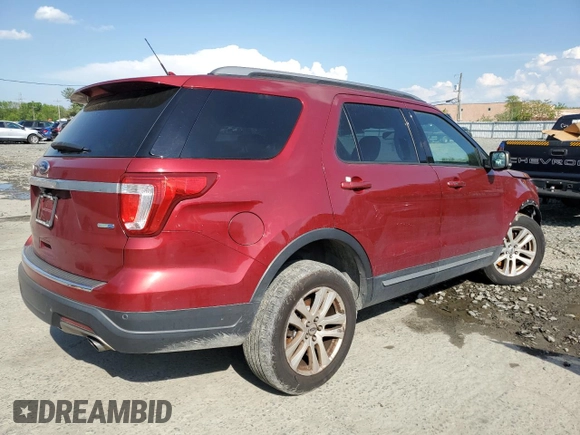 2018 Ford Explorer XLT with VIN 1FM5K8DH7JGA38831, listed as a Copart auction lot 55629985 with Not Provided miles and Clean Title. Bid and sale history available at DreamBid. Image 3.