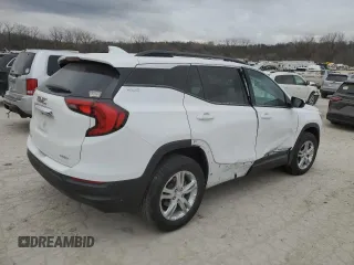 2018 GMC Terrain SLE Diesel with VIN 3GKALUEU7JL255204, listed as a Copart auction lot 84230084 with 112,248 mi miles and Salvage Title. Bid and sale history available at carsss.com. Image 3.