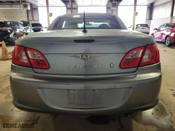2008 Chrysler Sebring LX with VIN 1C3LC45K88N270750, listed as a Copart auction lot 52809525 with 0 mi miles and Salvage Title. Bid and sale history available at carsss.com. Image 6.