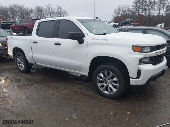 2021 Chevrolet Silverado 1500 Custom with VIN 1GCPYBEK2MZ273391, listed as a IAAI auction lot 40927027 with 94,153 mi miles. Bid and sale history available at carsss.com. Image 1.
