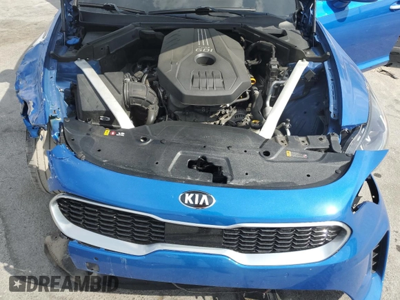 2018 Kia Stinger Premium with VIN KNAE25LA1J6014938, listed as a Copart auction lot 50410295 with 93,668 mi miles and Salvage Title. Bid and sale history available at DreamBid. Image 11.