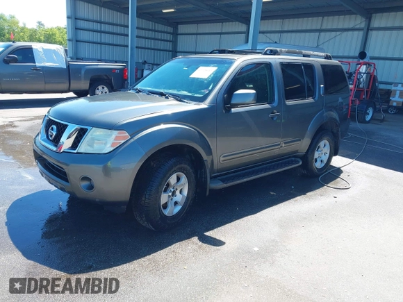 2007 Nissan Pathfinder SE with VIN 5N1AR18W97C645193, listed as a IAAI auction lot 42028643 with 224,145 mi miles. Bid and sale history available at carsss.com. Image 2.