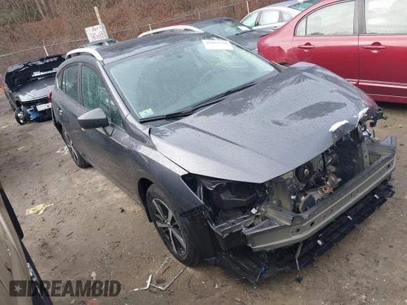 2023 Subaru Impreza Premium with VIN 4S3GTAD67P3722018, listed as a IAAI auction lot 41099791 with 16,126 mi miles and . Bid and sale history available at DreamBid. Image 1.