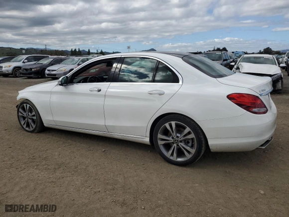 2018 Mercedes-Benz C-Class C 300 with VIN WDDWF4JB8JR409611, listed as a Copart auction lot 47820805 with 89,078 mi miles and Salvage Title. Bid and sale history available at carsss.com. Image 2.