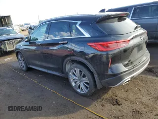 2021 Infiniti QX50 SENSORY with VIN 3PCAJ5CB0MF114230, listed as a Copart auction lot 46273185 with 47,328 mi miles and Salvage Title. Bid and sale history available at carsss.com. Image 2.
