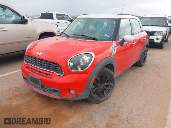 2012 MINI Countryman S with VIN WMWZC3C53CWL84863, listed as a IAAI auction lot 42593807 with Not provided miles and . Bid and sale history available at DreamBid. Image 2.