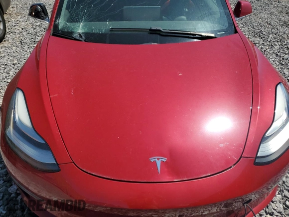 2018 Tesla Model 3 Long Range Battery with VIN 5YJ3E1EA8JF044983, listed as a Copart auction lot 49745075 with Not Provided miles and Salvage Title. Bid and sale history available at DreamBid. Image 11.