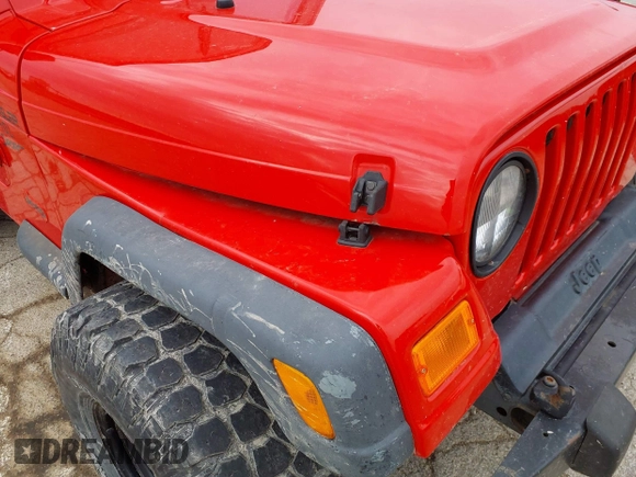 2000 Jeep Wrangler Sport with VIN 1J4FA49S7YP713672, listed as a IAAI auction lot 41924814 with 172,688 mi miles. Bid and sale history available at carsss.com. Image 6.