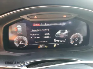 2020 Audi Q7 Premium with VIN WA1AJAF76LD011359, listed as a Copart auction lot 71723414 with 158,622 mi miles and Salvage Title. Bid and sale history available at carsss.com. Image 9.