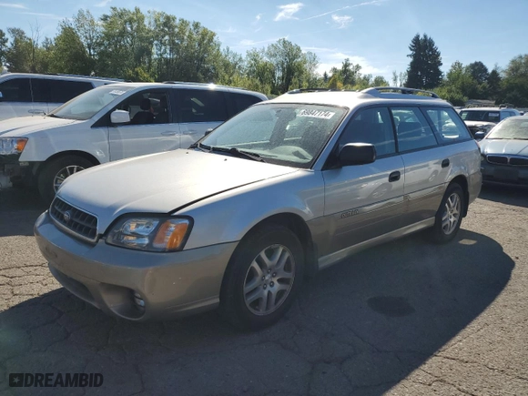 2003 Subaru Legacy Wagon Outback with VIN 4S3BH675237615831, listed as a Copart auction lot 69847174 with 157,292 mi miles and Salvage Title. Bid and sale history available at carsss.com. Image 1.