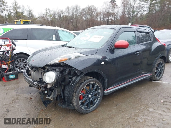 2014 Nissan Juke S with VIN JN8AF5MV7ET362861, listed as a IAAI auction lot 41832662 with 151,943 mi miles. Bid and sale history available at carsss.com. Image 19.