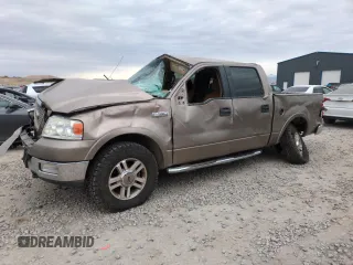 2005 Ford F-150 XLT with VIN 1FTPW14505KB44720, listed as a Copart auction lot 42206155 with 0 mi miles and Salvage Title. Bid and sale history available at carsss.com. Image 1.