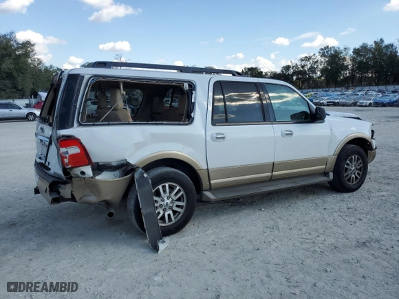 2013 Ford Expedition EL XLT with VIN 1FMJK1H51DEF20040, listed as a Copart auction lot 44466455 with 304,645 mi miles and Salvage Title. Bid and sale history available at carsss.com. Image 3.