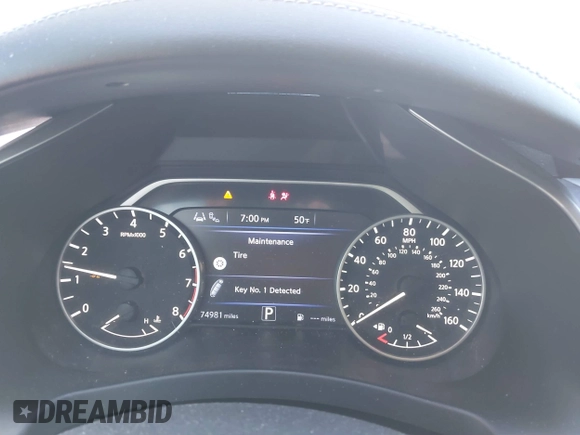 2020 Nissan Murano SL z VIN 5N1AZ2CJ9LN130579, wystawiony jako IAAI lot #41044073 z przebiegiem 74 981 mil mil oraz . Historia ofert i sprzedaży dostępna na DreamBid. Obrazek 7.