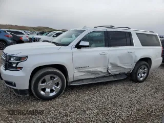 2016 Chevrolet Suburban LTZ with VIN 1GNSKJKC9GR462280, listed as a Copart auction lot 51524995 with 150,761 mi miles and Salvage Title. Bid and sale history available at carsss.com. Image 1.