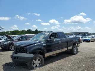 2004 Ford F-150 XLT with VIN 1FTPX14564NA90009, listed as a Copart auction lot 62570055 with 207,401 mi miles and Clean title. Bid and sale history available at DreamBid. Image 1.