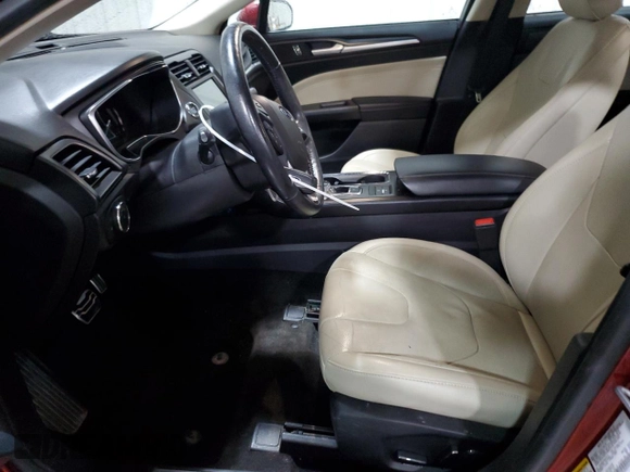 2017 Ford Fusion Hybrid Titanium with VIN 3FA6P0RU2HR394713, listed as a Copart auction lot 56070815 with 95,098 mi miles and Salvage title. Bid and sale history available at DreamBid. Image 7.