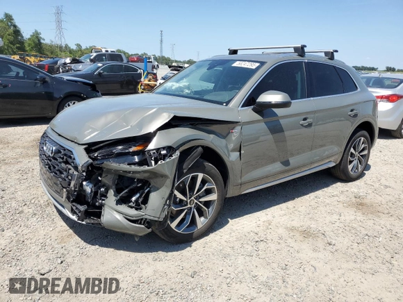 2023 Audi Q5 S line Prestige с VIN WA1FAAFY5P2029982, выставлен на аукционе Copart как лот 58247295 с пробегом 30 930 миль миль и Списание • Salvage title. История ставок и продаж доступна на DreamBid. Изображение 1.
