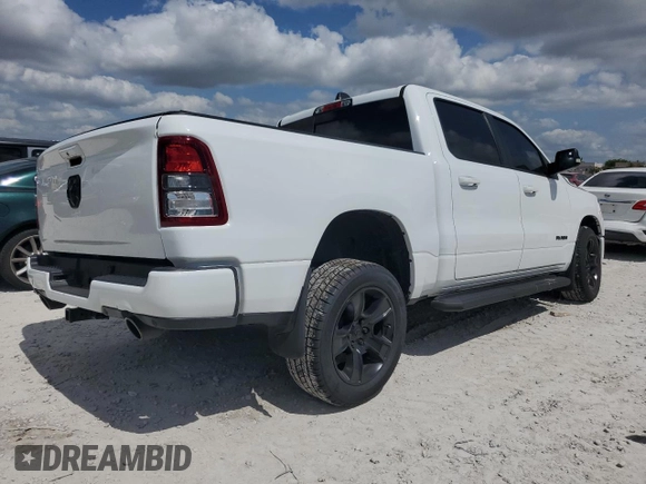 2022 Ram 1500 Lone Star with VIN 1C6RREFMXNN218114, listed as a Copart auction lot 56497865 with Not provided miles and Salvage title. Bid and sale history available at DreamBid. Image 3.