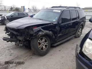 2008 Ford Explorer XLT with VIN 1FMEU73898UB36843, listed as a Copart auction lot 45171475 with 255,853 mi miles and Salvage Title. Bid and sale history available at carsss.com. Image 1.