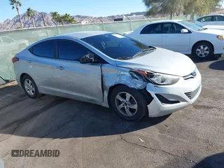 2015 Hyundai Elantra SE z VIN 5NPDH4AEXFH561166, wystawiony jako IAAI lot #41503609 z przebiegiem 151 400 mil mil oraz . Historia ofert i sprzedaży dostępna na DreamBid. Obrazek 1.