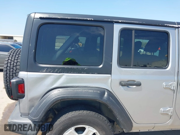 2021 Jeep Wrangler Unlimited Willys with VIN 1C4HJXDN1MW616467, listed as a IAAI auction lot 41791928 with 88,618 mi miles and . Bid and sale history available at DreamBid. Image 13.