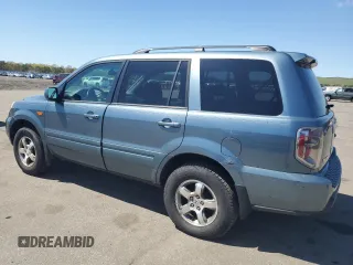 2006 Honda Pilot EX-L with VIN 2HKYF18766H561162, listed as a Copart auction lot 79991654 with 126,277 mi miles and Non Repairable. Bid and sale history available at DreamBid. Image 2.