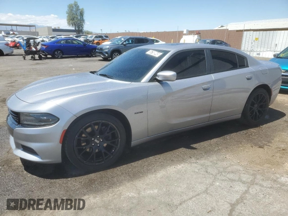 2015 Dodge Charger RT with VIN 2C3CDXCT8FH927515, listed as a Copart auction lot 55750945 with 91,315 mi miles and Clean title. Bid and sale history available at DreamBid. Image 1.