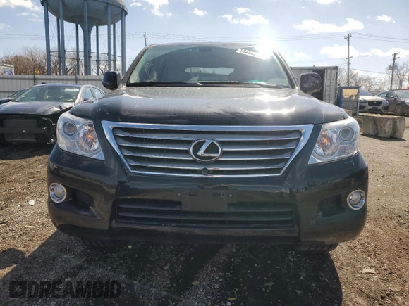 2011 Lexus LX 570 with VIN JTJHY7AX5B4083045, listed as a Copart auction lot 50456225 with 122,942 mi miles and Salvage Title. Bid and sale history available at DreamBid. Image 5.