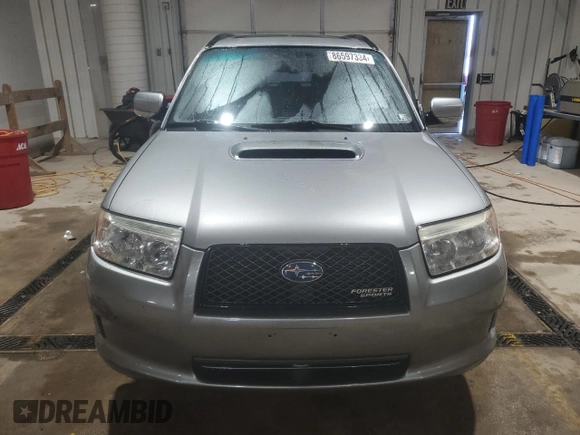 2007 Subaru Forester Sports XT with VIN JF1SG696X7H725959, listed as a Copart auction lot 86597334 with 56,997 mi miles and Salvage Title. Bid and sale history available at carsss.com. Image 5.