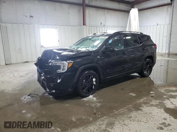 2023 GMC Terrain SLT with VIN 3GKALVEG9PL136062, listed as a Copart auction lot 45143655 with 31,198 mi miles and Salvage Title. Bid and sale history available at carsss.com. Image 1.