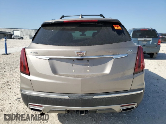 2022 Cadillac XT5 Premium Luxury AWD with VIN 1GYKNERS9NZ120517, listed as a Copart auction lot 52633745 with 31,456 mi miles and Salvage Title. Bid and sale history available at carsss.com. Image 6.