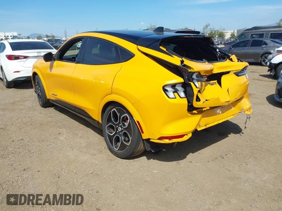2023 Ford Mustang Mach-E GT with VIN 3FMTK4SE9PMA37249, listed as a IAAI auction lot 41895122 with 25,614 mi miles and . Bid and sale history available at DreamBid. Image 3.