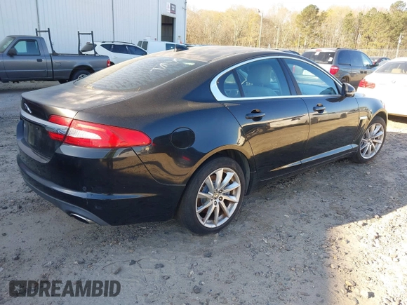 2013 Jaguar XF I4 RWD with VIN SAJWA0ES1DPS63520, listed as a IAAI auction lot 41862976 with 1 mi miles. Bid and sale history available at carsss.com. Image 4.