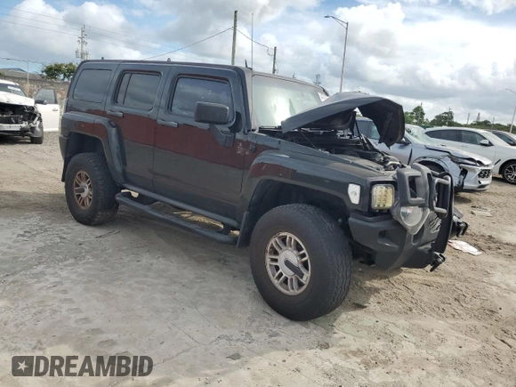 2006 Hummer H3 with VIN 5GTDN136768105601, listed as a Copart auction lot 84706384 with Not Provided miles and Salvage Title. Bid and sale history available at DreamBid. Image 4.