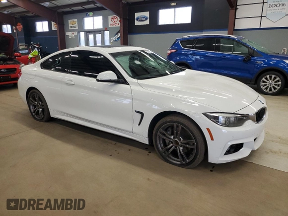 2018 BMW 4 Series 430i xDrive with VIN WBA4W5C54JAA49461, listed as a Copart auction lot 51749285 with 86,927 mi miles and Salvage title. Bid and sale history available at DreamBid. Image 4.