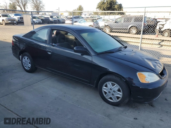 2003 Honda Civic LX with VIN 1HGEM22503L060315, listed as a Copart auction lot 89404785 with Not Provided miles and Clean Title. Bid and sale history available at DreamBid. Image 4.