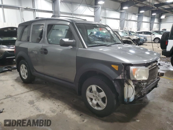 2005 Honda Element EX with VIN 5J6YH28685L029231, listed as a Copart auction lot 45673045 with 125,526 mi miles and Salvage Title. Bid and sale history available at DreamBid. Image 4.