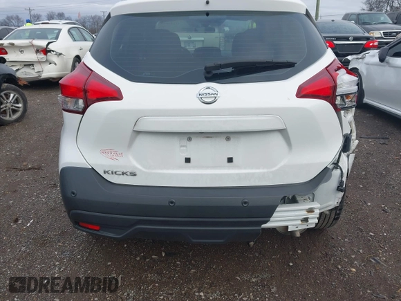 2020 Nissan Kicks S with VIN 3N1CP5BV7LL546450, listed as a IAAI auction lot 41117857 with 117,957 mi miles and . Bid and sale history available at carsss.com. Image 16.