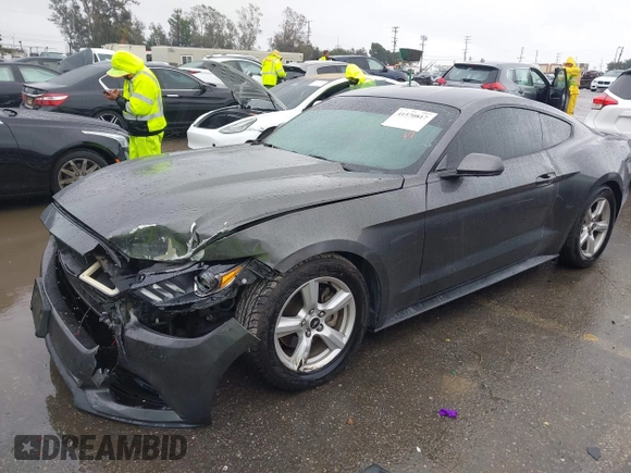2017 Ford Mustang V6 with VIN 1FA6P8AMXH5227044, listed as a IAAI auction lot 41570817 with 80,997 mi miles and . Bid and sale history available at carsss.com. Image 17.