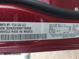 2022 Jeep Compass Limited с VIN 3C4NJDCB9NT180208, выставлен на аукционе IAAI как лот 42369421 с пробегом 51 369 миль миль и . История ставок и продаж доступна на DreamBid. Изображение 9.