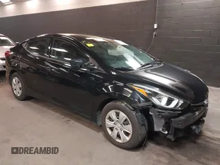 2016 Hyundai Elantra SE z VIN 5NPDH4AE0GH737255, wystawiony jako IAAI lot #41766496 z przebiegiem 112 563 mil mil oraz . Historia ofert i sprzedaży dostępna na DreamBid. Obrazek 1.