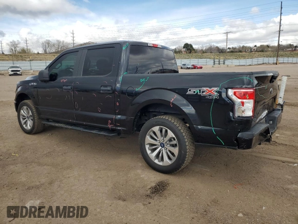 2018 Ford F-150 XL with VIN 1FTEW1E51JKE90789, listed as a Copart auction lot 51926975 with 83,707 mi miles and Salvage Title. Bid and sale history available at DreamBid. Image 2.