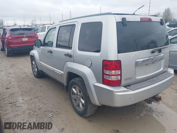 2008 Jeep Liberty Limited with VIN 1J8GN58KX8W174565, listed as a IAAI auction lot 41923710 with 148,437 mi miles and . Bid and sale history available at carsss.com. Image 3.