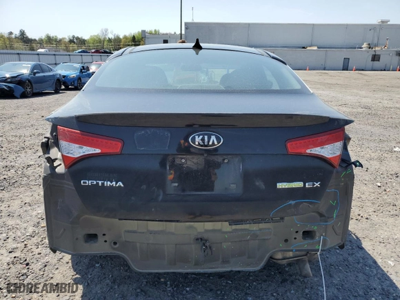 2013 Kia Optima Hybrid EX with VIN KNAGM4AD7D5060620, listed as a Copart auction lot 52964445 with 185,232 mi miles and Salvage Title. Bid and sale history available at carsss.com. Image 6.