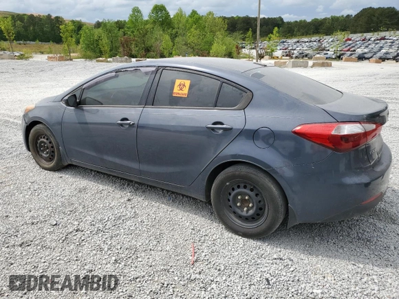 2016 Kia Forte LX with VIN KNAFK4A61G5487556, listed as a Copart auction lot 53928845 with 166,329 mi miles and Clean Title. Bid and sale history available at carsss.com. Image 2.