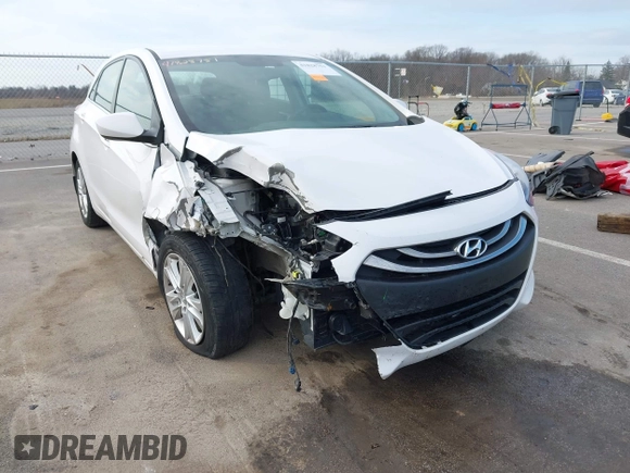 2013 Hyundai Elantra GT with VIN KMHD35LE1DU145894, listed as a IAAI auction lot 41828751 with 90,529 mi miles. Bid and sale history available at carsss.com. Image 6.