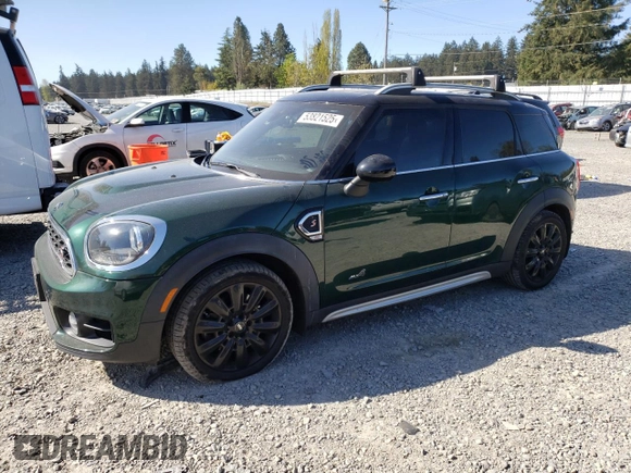 2019 MINI Countryman Cooper S with VIN WMZYT5C58K3E63278, listed as a Copart auction lot 53821525 with 62,897 mi miles and Salvage Title. Bid and sale history available at carsss.com. Image 1.