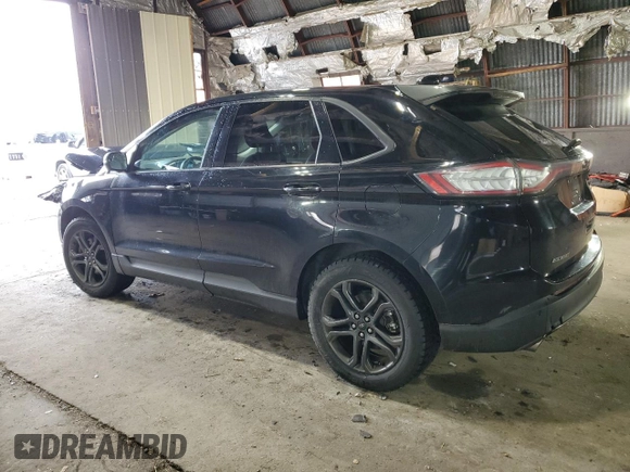 2018 Ford Edge SEL with VIN 2FMPK4J95JBB02371, listed as a Copart auction lot 50454135 with 128,576 mi miles and Salvage Title. Bid and sale history available at carsss.com. Image 2.