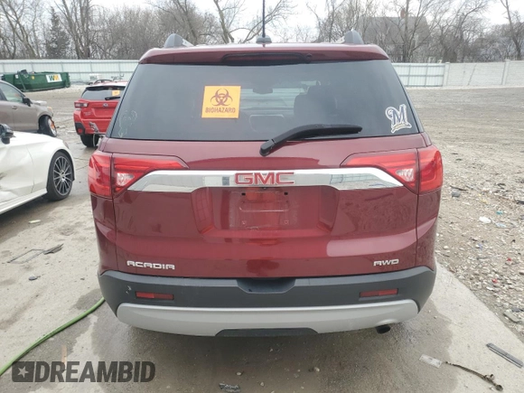 2018 GMC Acadia SLE with VIN 1GKKNSLA7JZ222059, listed as a Copart auction lot 53803435 with 97,704 mi miles and Non Repairable. Bid and sale history available at carsss.com. Image 6.